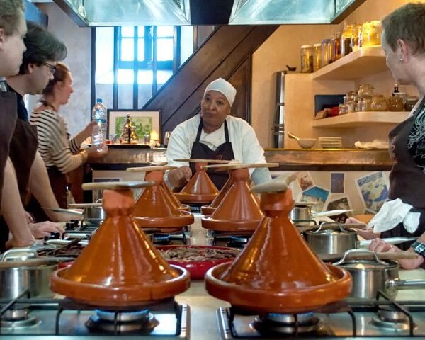 Tagines and tea_ A Moroccan cookery class at…